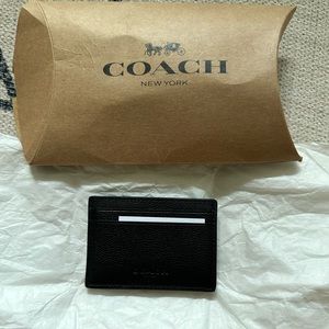 Mens coach leather wallet